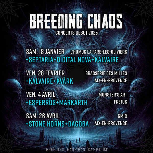 Breeding Chaos : date tournée, début 2025