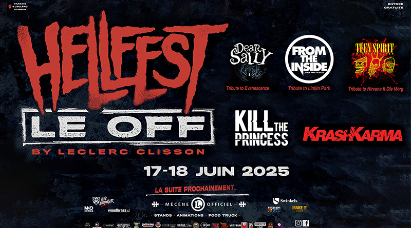 Hellfest le off 2025 : suite des annonces des groupes et Tributes - Under a Metal Sun